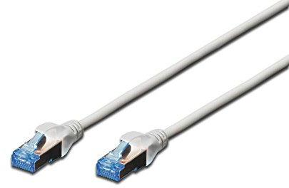 DIGITUS Câble LAN Cat 5e - 30m - Câble réseau CCA avec RJ45 - Blindé F/UTP - Compatible Cat-6 & Cat-5 - Gris