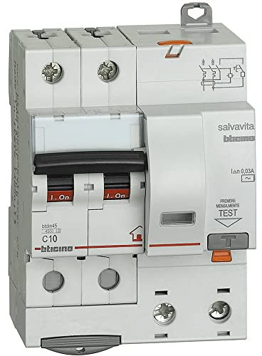 btdin45 - mag. diff. 2P 30mA AC 10A 4500A GC8230AC10