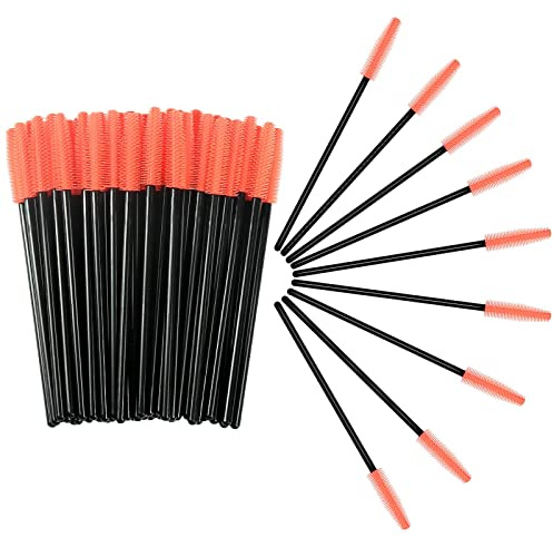 Shintop Disposable Silicone Eyelash Mascara Applicator Wands (Tower-Shape)