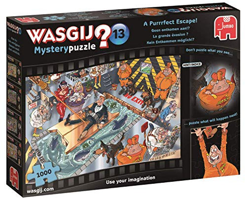 Wasgij Mystery 13 - A Purrrfect Escape Jigsaw Puzzle (1000-Piece)