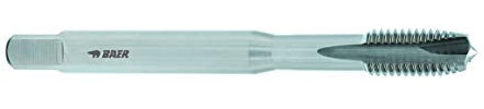 Baer Maschinengewindebohrer M4 HSSG Form B Gewindeschneider - Größe M 4 x 0,7 - DIN 371 Maschinen Gewinde Bohrer - Gewindebohrer Gewindeschneid Profi