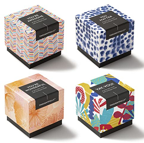 Compendium ThoughtFulls Pop-Open Cards — 4-Pack of You're Awesome, You Matter, You're Wonderful, Yay You —120 Pop-Open Cards, Each with a Different Message Inside