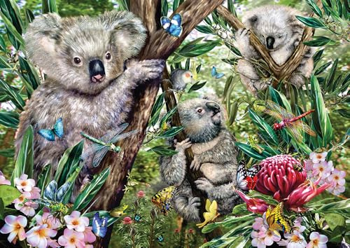 Schmidt | Cute Koala Family (500 Pieces) | Jigsaw Puzzle | Ages 14+ | 1+ Players