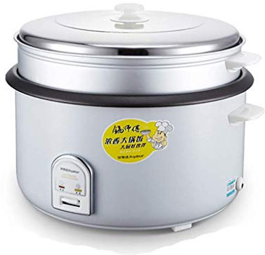 Fornello elettrico Cuociriso (10 litri / 1600 W / 220 V) Grande capacità Isolamento intelligente Qualità Pentola interna Cucchiaio Piroscafo e misurino I piccoli elettrodomestici possono ospitare