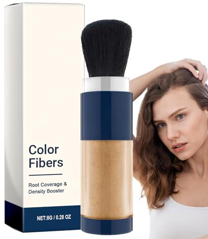 Polvo Para El Cabello - Polvo Para Retocar Raíces | Tinte Capilar Instantáneo Portátil Para Retocar Raíces | Polvo Para Cubrir Cabello Gris Para Retoque De Raíces (marrón Claro)