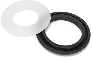 Ruimou 2 Pcs Silicone Toilet Flush Valve Sealing Ring Part Number:816.418.00.1/818.109240/282.00.1/890.615 Compatible with Geberit