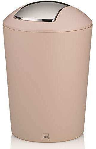 kela Schwingdeckeleimer, Kunststoff, Creme, 5 Liter, 22769