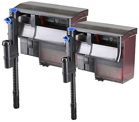 AquaOne Filtro exterior para acuario CBG 500, filtro colgante con clarificador UVC, 500 L/h, acuarios 38-115 L, bomba Uvc, filtro de esponja, filtro de agua, silencioso externo