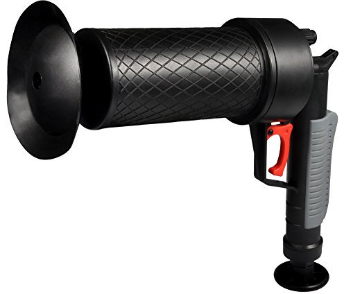 Air Pump Drain Blaster, High Pressure Toilet Plunger Air Pump Drain Unblocker Plunger Opener Cleaner Kit for Bath Toilets, Bathroom, Shower, Kitchen Clogged Pipe Bathtub