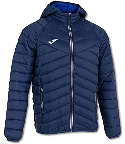 Joma Anorak Veste d'Hiver pour Homme, Taille 2XS, Bleu Marine Foncé/Royal