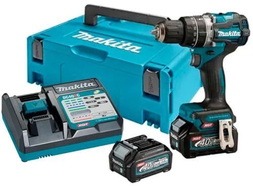 Makita XGT HP002GA201 Akku-Schlagbohrschrauber 40VMAX ‎2 Lithium-Ionen Batterien erforderlich