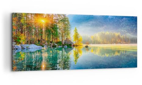 Cuadro Decorativo 100x40cm Moderno Panorámico Paisajes Naturaleza - 5307