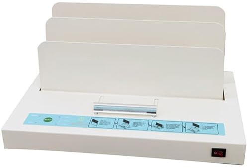 A4 Thermal Binding Machine，Electric Hot Melt Binding, A4 File Thermal Binding Kit, Glue Binding Machine Hard Cover Binder Max Binding Thickness 50mm, PTC Ceramic Heating, for Document Contract