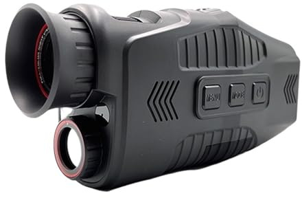 Night Vision Goggles, 1080P Night Vision Monocular for Jakt Infraröd 5x Digital Zoom Jaktteleskop Med 1,5 skärm 32/64 IF-kort Full Dark 300m,for Bird Watching Outdoor Sports Travel Camping