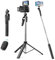 Oderra 3-in-1-Smartphonestativ mit Bluetooth-Selfie-Stick – abnehmbare Fernbedienung, 160 cm einziehbar + 360°-Stabilisierung, kompatibel mit iPhone/Samsung/Huawei