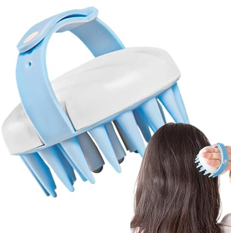Pincel de cabelludo de champú, pincel de champú de masajeador de cabelludo - Cepillo de champú para el cabello - Peine de lavado de cabello pequeño, depurador de masaje para la cabeza para mujeres