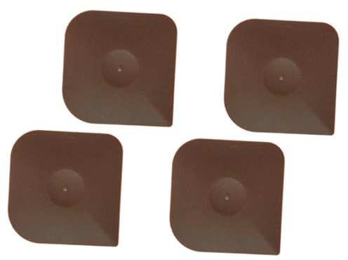 SEWACC Lot de 4 Grattoirs à Poêle Multifonctionnels en Polycarbonate Outils de Nettoyage pour Casseroles et Vaisselle Ergonomiques et Flexibles pour Usage Domestique