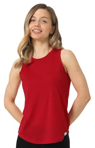 Merino.tech 100% Debardeur Femme Merinos - sous Vetement Merinos pour Sport | Léger, Thermique Laine Mérinos Respirant, Anti-Odeur Naturel, Anti-Humidité, Idéal Pour Le Sport, Randonnée, Sous-Couche