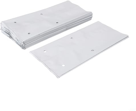Paquete de 50 bolsas de cultivo de polietileno grueso con agujeros de drenaje, para cultivo de verduras con tierra o medios sin suelo (4 L)