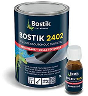 Bostik Colle de Contact 2402 Kit résine 1 l + durcisseur 40 ML