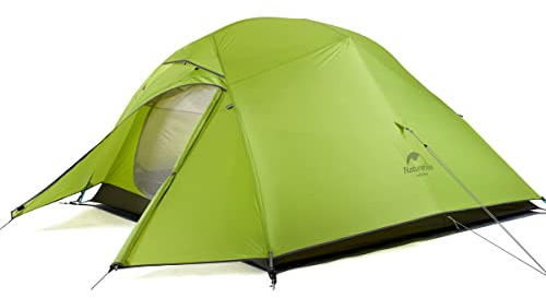 Naturehike Cloud Up 3 Person Backpacking Tent with Footprint - 3 Season Free Standing Lightweight 3 Person Camping Tent | with Footprint, Free Standing, Dome, Camping, Hiking, Waterproof