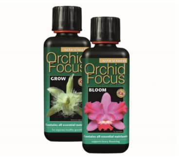 Growth Technology - Focus Range GT- Focus Range For Orchids Chillies,& More Specialist Plants Fruits & Trees (300ml - Orchid Grow & Bloom)