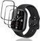 Yiunssy Protector de pantalla Para Honor Watch 4[3 Piezas],Antihuellas/Antiarañazos/fácil aplicación/cobertura completa/libre de burbujas Protector de Pantalla por Honor Watch 4
