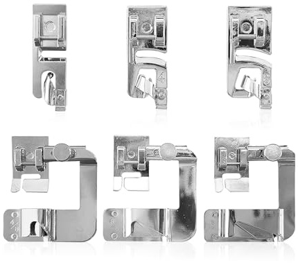 6 pressa per macchina da cucire, pressa per piedini, accessori per macchine da cucire domestiche, pressa multifunzione e utensili da cucito