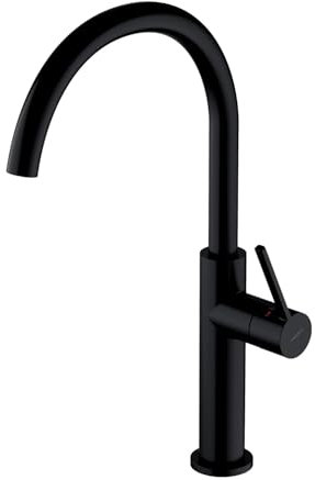 Omnires Kitchen Sink tap with a Fixed spout Tula - Black - TL6050BL