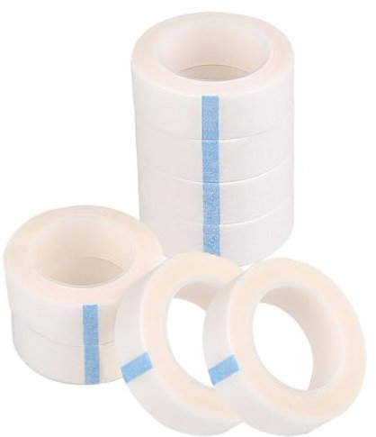 8 Rollen Medizinisches Klebeband, Medical Tape Fixierpflaster Rolle, Mikroporöses Atmungsaktives Band zur Fixierung und Stabilisierung, Hautfreundliches Selbstklebendes Sporttape