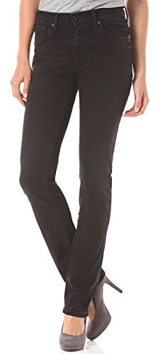 Pepe Jeans Victoria, Pantalones Vaqueros Mujer, Negro (Denim), W36/L34 (Talla del Fabricante: 25)