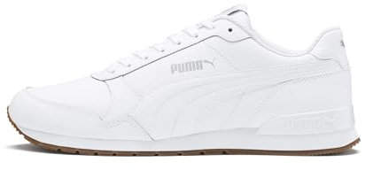 PUMA Unisex ST Runner v2 Full L Low-Top Trainer, Puma White-Gray Violet, 38 EU