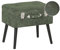 Moderner Hocker mit Stauraum grün Cord Kofferhocker Mallard