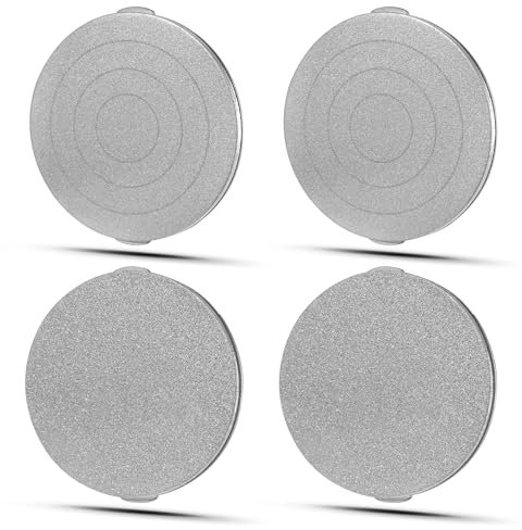 Pietuley 4 Pcs Replacement Grinding Sharpening Discs for Pietuley Rolling Knife Sharpener, Roller Knife Sharpening Grinding Discs (Including 2 Pcs 400 Grit Discs and 2 Pcs 1000 Grit Discs)