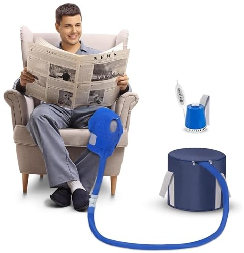 Máquina de terapia de frío, máquina de hielo programable para recuperación de reemplazo de rodilla y lesiones deportivas, sistema portátil de terapia de hielo con temporizador inteligente, 3 niveles