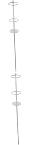 Toyvian 2 Piezas Soporte de Sombrilla de Metal Sombrilla de Estabilidad y Facilidad de Arena y Tierra