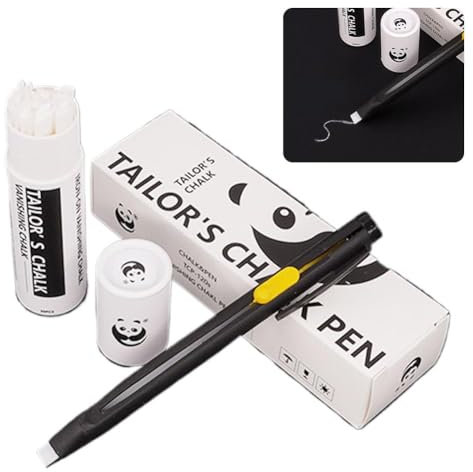 Wärmelöschbarer Stoffmarker zum Nähen, Sticken, Quilten, waschbar, löschbar, austauschbarer Nachfüllmarker, Nähkreide, Markierungsstifte mit 20 austauschbaren Stiftminen