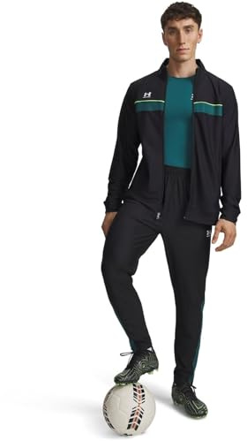 Under Armour Hombre Chándal Challenger, Black/Green, L