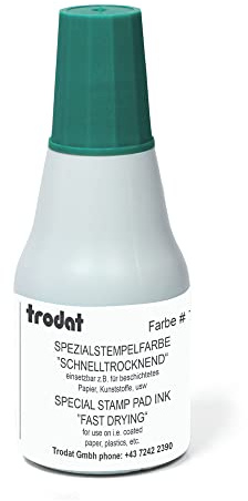 Stämpelfärg vattentålig grön 25 ml
