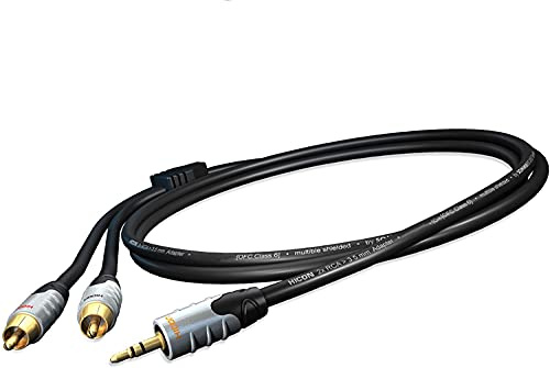 Ambience HICON 3.5 mm Stereo Cinch Jack<->5 M Adapter Cable | HIA-C2J3-0500