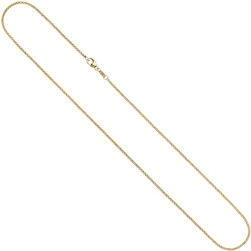 Jobo Damen Erbs-Kette aus 8 Karat 333 Gold massiv 2,5 mm 42 cm