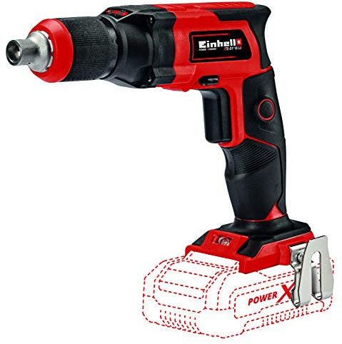 Einhell Akku-Trockenbauschrauber TE-DY 18 Li-Solo Power X-Change (Lithium-Ionen, 18 V, 4000 min-1, Tiefenanschlag, Dauerbetrieb, ohne Akku und Ladegerät, inkl. Koffer)