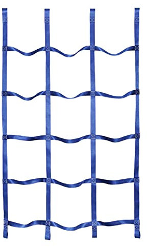 Hangarone Kletternetz Kinder Klettern Cargo Net Garten Klettergerüst Netz, Heavy Duty Outdoor Kletternetz mit 5 Sprossen, Kletternetz für Kinder Indoor und Outdoor Spielen, 110X180CM