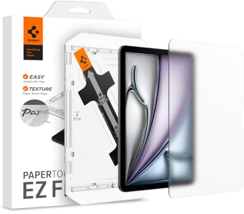 Spigen GlasTR EZ FIT Screen Protector for iPad Air 11 M2-M4 (2024-2026)