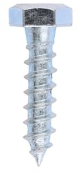 M6 M8 M10 M12 Hex Head Coach Screws Bolts Wood Zinc Plated Timber Fixing Hexagon (Pack of 10, 20, 50, 100, 200) (200, M8x90)