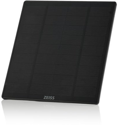 ZEISS Solar-Panel - Solar Ladegerät für Wildkamera 10000mah powerbank mit solar Outdoor externer Akku Solar IP66 Schutzklasse Ladegerät tragbar Solarzelle 5 Meter Kabel