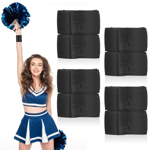 ShinyRelief 2 Pairs Wrist Brace Adjustable Wrist Support Sport Straps for Tendonitis Carpal Tunnel Arthritis Gymnastics Wraps Pain Relief for Football Cheerleaders Fitness Weightlifting
