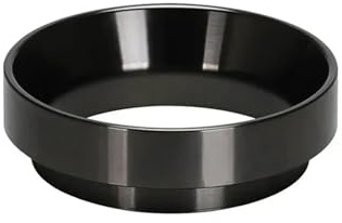 Accessori for caffè espresso 58MM/53MM/51MM Tamper for caffè Cestino for caffè Filtro for birra Anello di dosaggio in alluminio Barista Coffeeware(Black Ring 51MM)