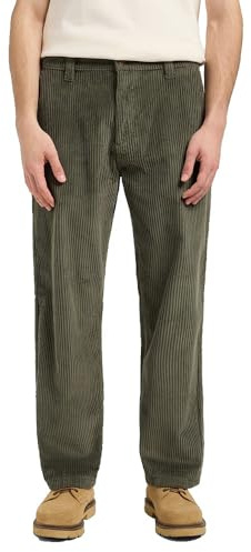Lee Jeans da Uomo Loose Workwear Chino, Loose Straight Fit, Straight Leg, Quercia Moss, 46 IT (32W/32L)