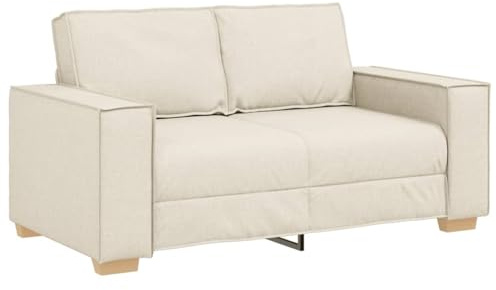 vidaXL Canapé 2 Places en Lin 160x78x84 cm